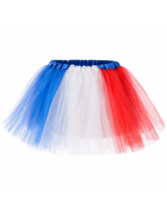 Tutu Supporter France Tricolore – Taille Unique 39 cm