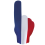 Main en mousse France bleu blanc rouge – Accessoire supporter géant 50 cm