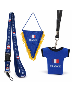 Set supporters France 3 pièces