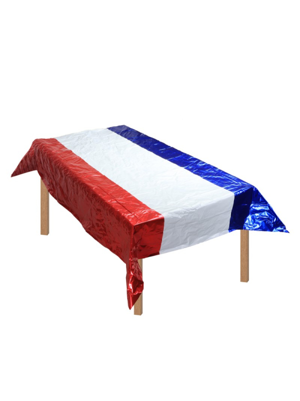 Nappe brillante France 100 x 263 cm – Déco fan...