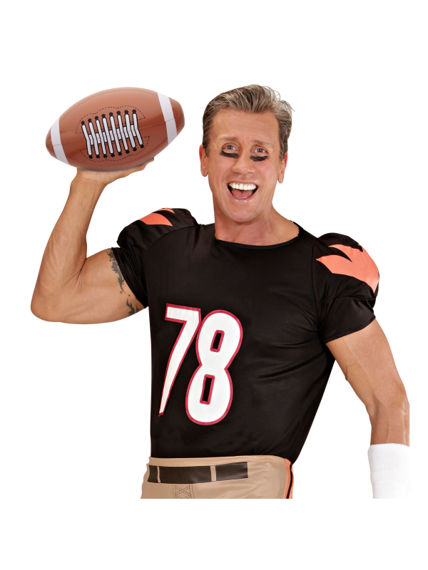 Ballon de football américain gonflable 36 cm (PVC)