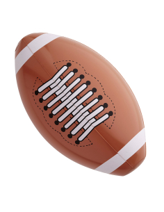 Ballon de football américain gonflable 36 cm (PVC)