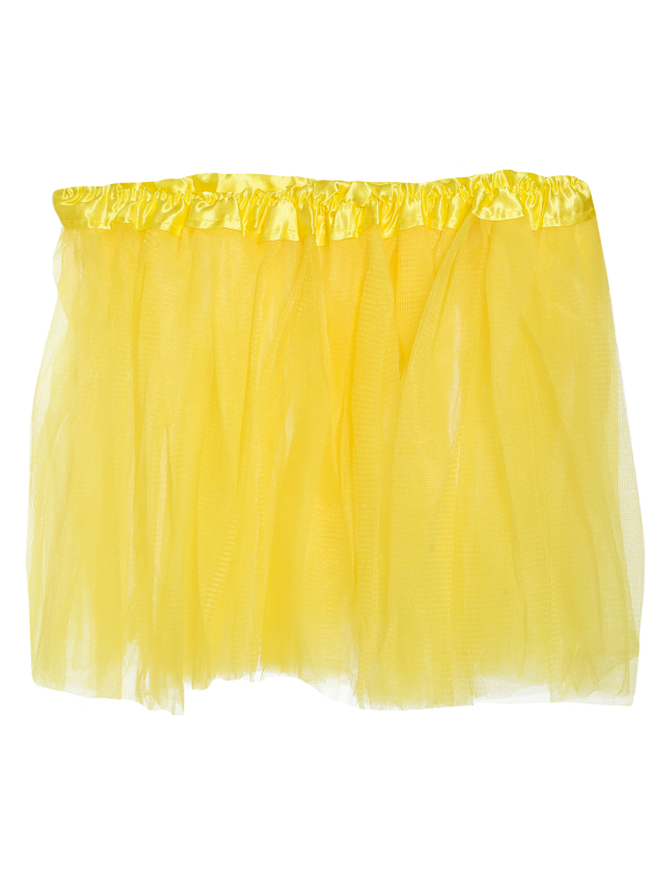 Tutu enfant en tulle jaune