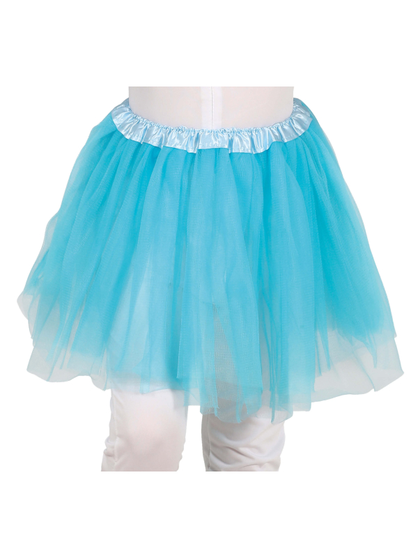 Tutu enfant en tulle bleu clair