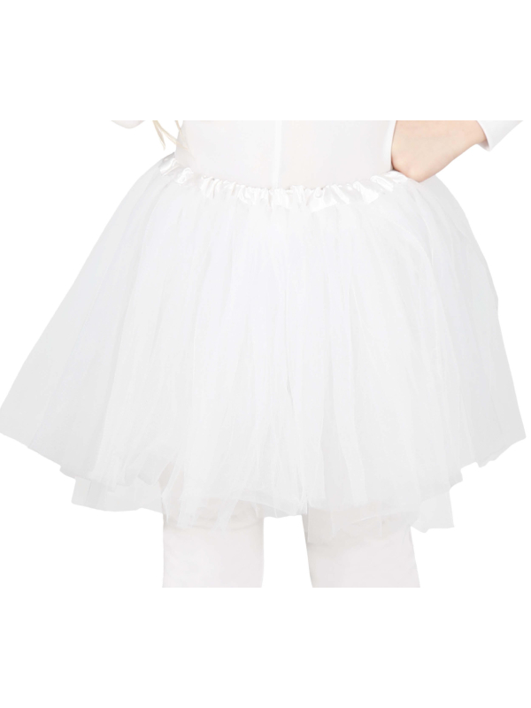 Tutu enfant en tulle blanc