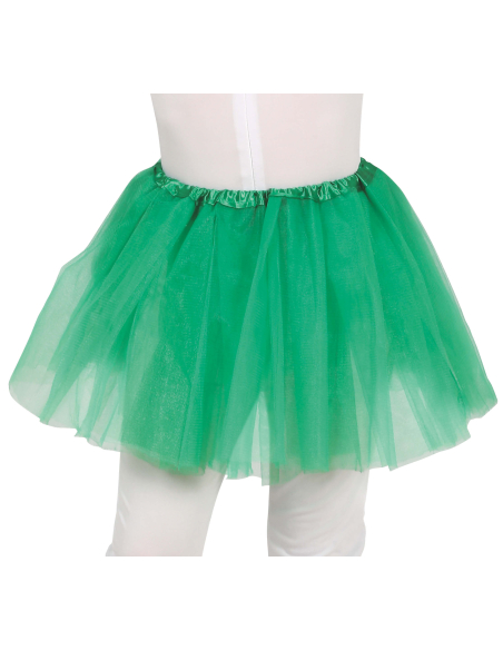 Tutu enfant en tullevert foncé