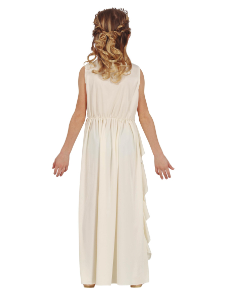 Déguisement romaine fille – Robe antique blanche style déesse romaine