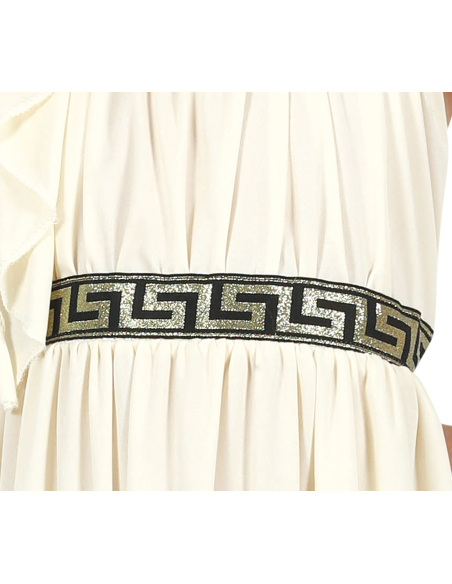 Déguisement romaine fille – Robe antique blanche style déesse romaine