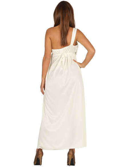 Déguisement romaine femme – Robe longue antique avec bandeau style grec