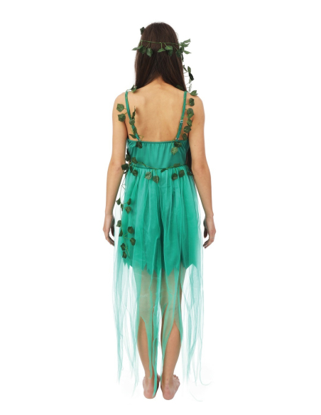 Déguisement Fée des Bois Adulte – Robe Verte Élégante avec Couronne