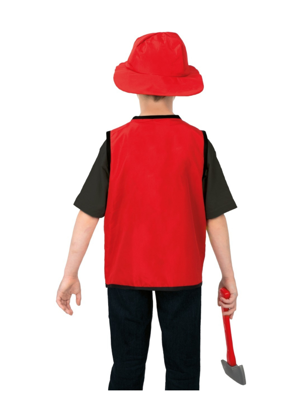 Déguisement Pompier Enfant – Set avec Gilet, Chapeau et Hache