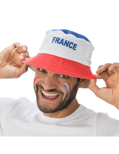 Bob Supporter France Tricolore – Accessoire Bleu Blanc Rouge pour Événements Sportifs 2