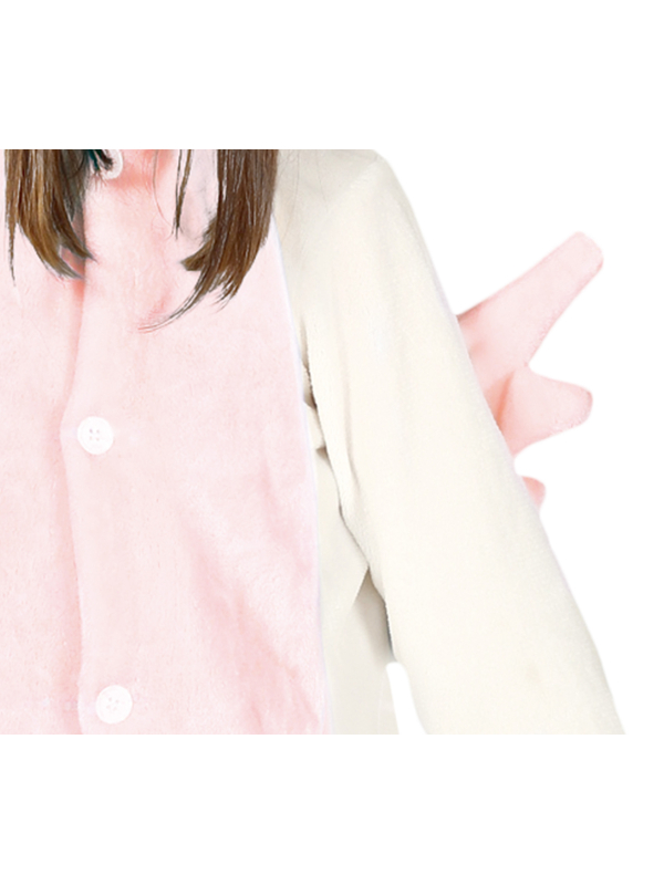 Déguisement Kigurumi Licorne Enfant Rose et Blanc avec Capuche