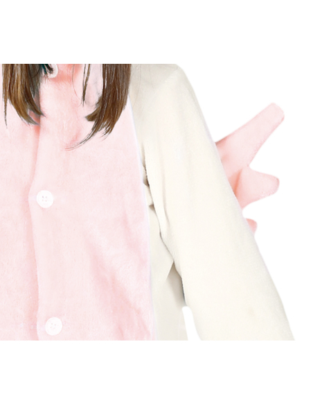 Déguisement Kigurumi Licorne Enfant Rose et Blanc avec Capuche