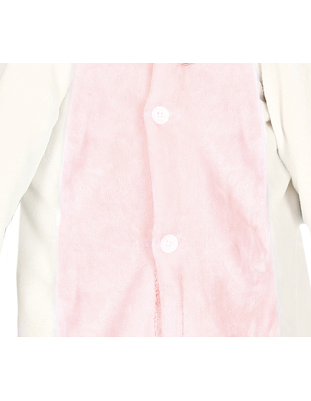 Déguisement Kigurumi Licorne Enfant Rose et Blanc avec Capuche