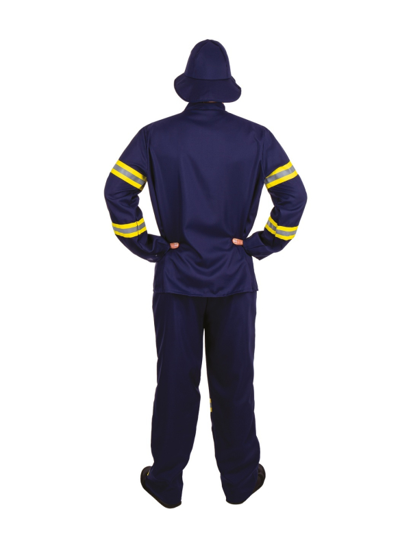 Déguisement Pompier Adulte Bleu – Costume Soldat du Feu