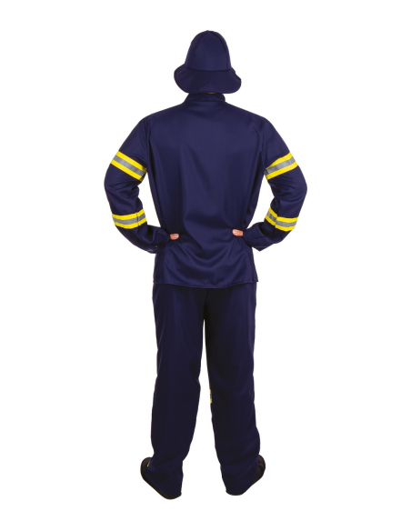 Déguisement Pompier Adulte Bleu – Costume Soldat du Feu