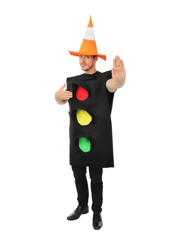 Déguisement Feu Tricolore Adulte – Costume Humour Taille Unique