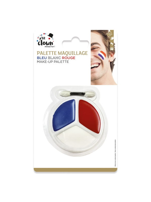 Palette Maquillage Bleu Blanc Rouge –...