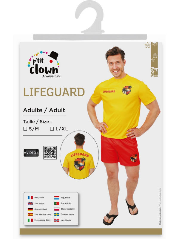 Déguisement Sauveteur en Mer Adulte – Taille S/M et L/XL