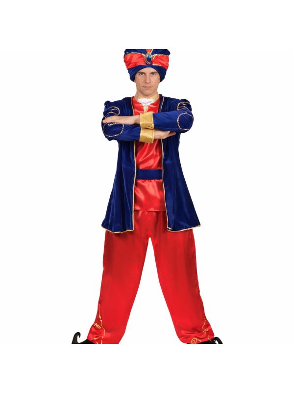 Déguisement oriental homme – Prince / Aladin des Mille et Une Nuits (grande taille possible)
