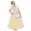 Déguisement Miss France® enfant robe dorée – Costume officiel avec écharpe et couronne