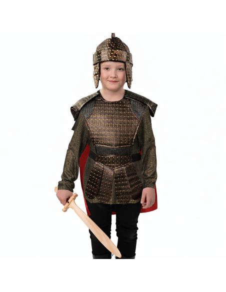 Déguisement Soldat Romain Enfant – Armure, Cape et Casque