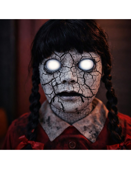 Automate Halloween Fille Hantée Bondissante avec Poupée 74 cm – Haunted Living Jumping Girl