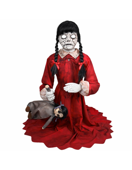 Automate Halloween Fille Hantée Bondissante avec Poupée 74 cm – Haunted Living Jumping Girl