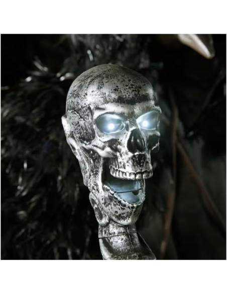 Automate Halloween Grand Corbeau de la Peste Animé 198 cm – Raven Gruesome Grounds