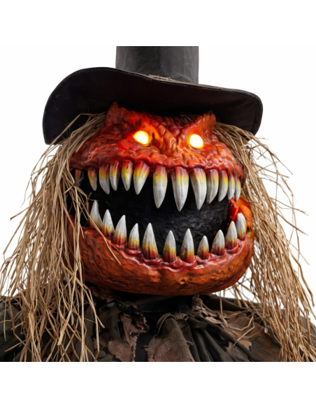 Automate Halloween Gardien des Citrouilles Animé 213 cm – Guardian of the Gourds