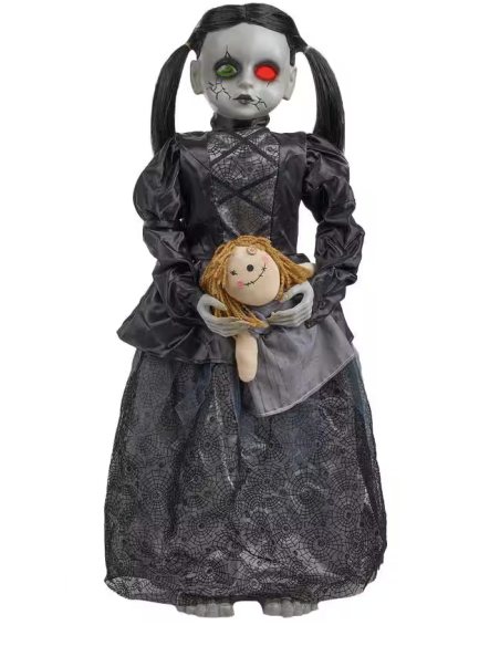 Automate Halloween Animé "Poupée Hantée Gothique" - 91 cm