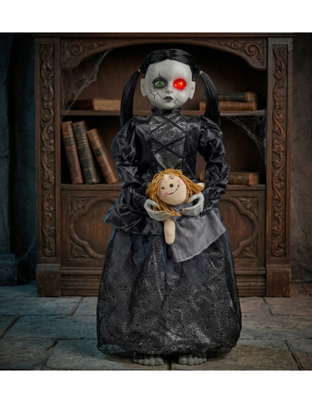 Automate Halloween Animé "Poupée Hantée Gothique" - 91 cm