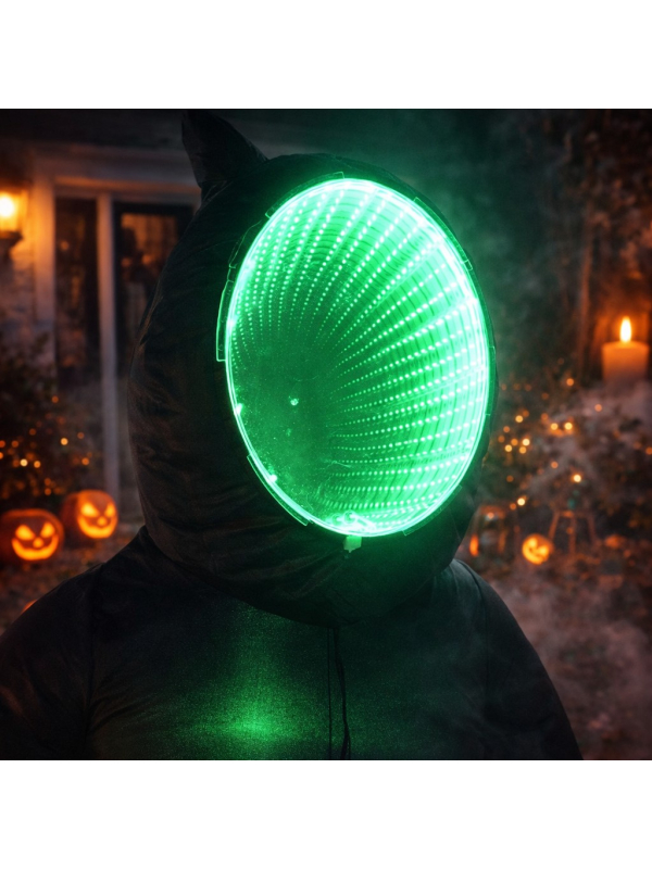 Décoration Gonflable Halloween Spectre Fantôme avec Miroir Lumineux Infini – 240 cm