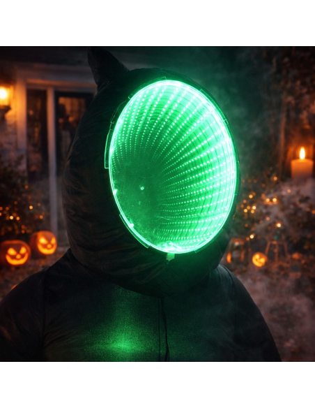 Décoration Gonflable Halloween Spectre Fantôme avec Miroir Lumineux Infini – 240 cm