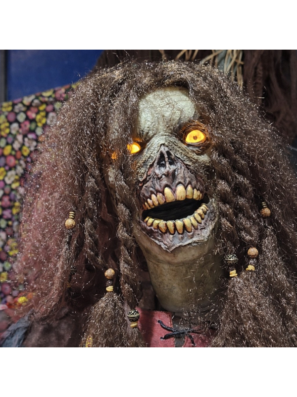 Automate Pirate Zombie avec Épée et Bouteille de Rhum – Décoration Effrayante pour Halloween