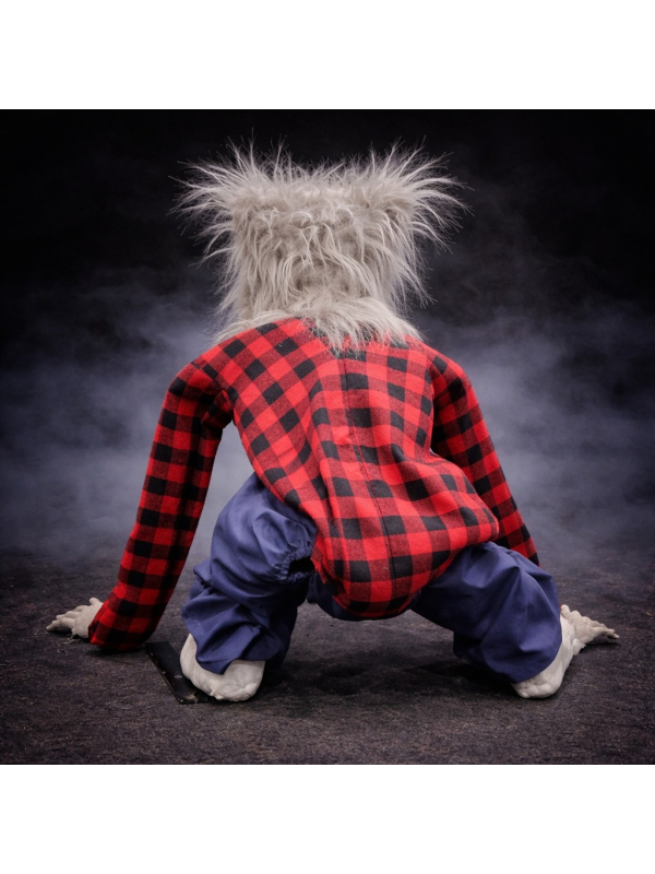 Automate Loup-Garou 73 cm – Animé, Sonore et Mouvements Effrayants