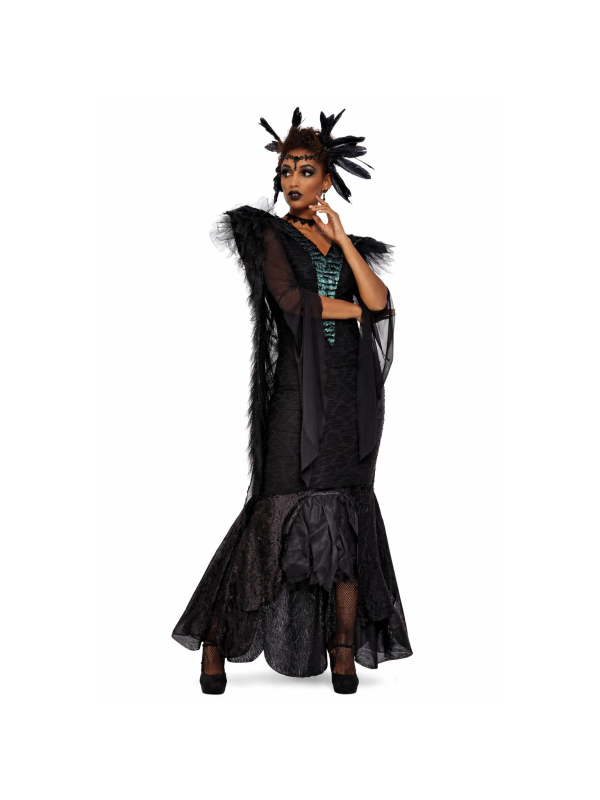 Déguisement Gothique Sorcière Halloween Femme –...