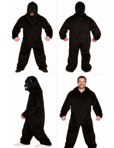 Combinaison en Peluche Noire pour Déguisement Animal – Polyvalente et Confortable 2