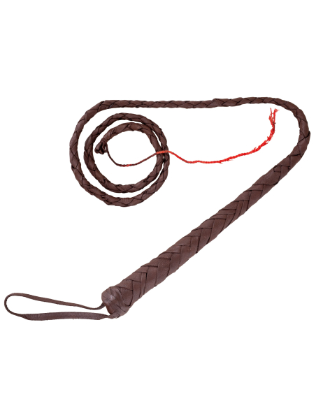 Fouet Marron 120 cm – Accessoire Western pour Adultes