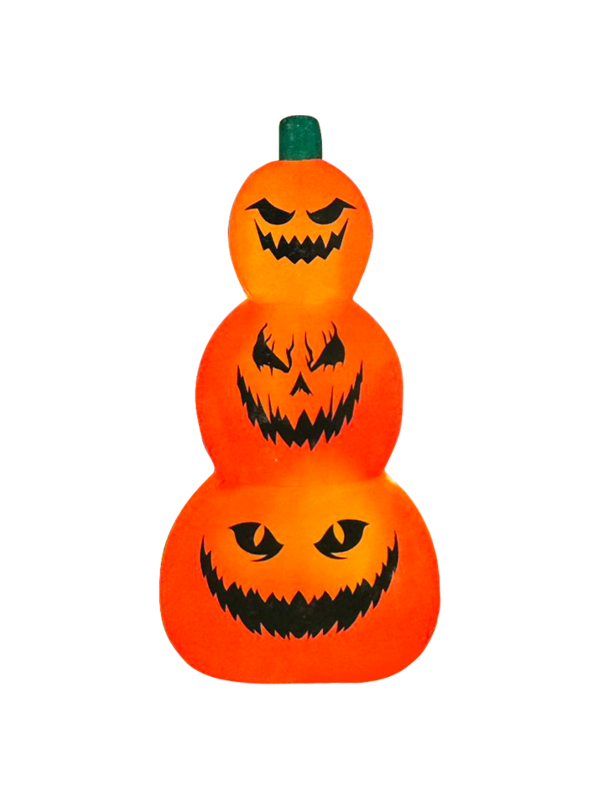 Tour de Citrouilles Gonflables LED 122 cm – Décoration Halloween Enfant