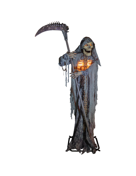 Automate Faucheuse de 3 m – Décoration Halloween Extérieur avec Lumières et Sons