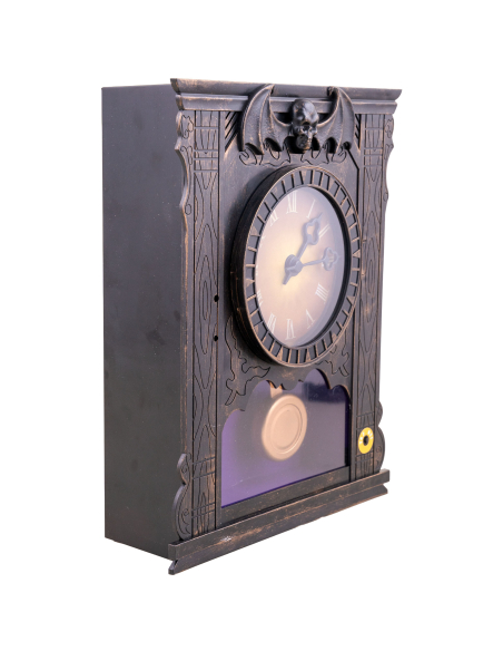 Horloge Hantée Animée – Squelette Faucheuse avec Mouvement, Son et Lumière