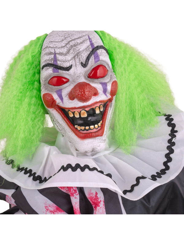 Automate Clown Animé Halloween – Clown de Table avec Effets Sonores et Lumineux