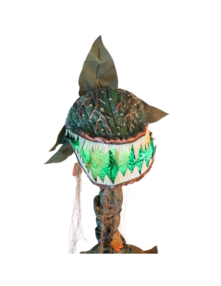 Automate Plante Carnivore 205 cm – Décoration Halloween Animatronique avec Sons et Lumières