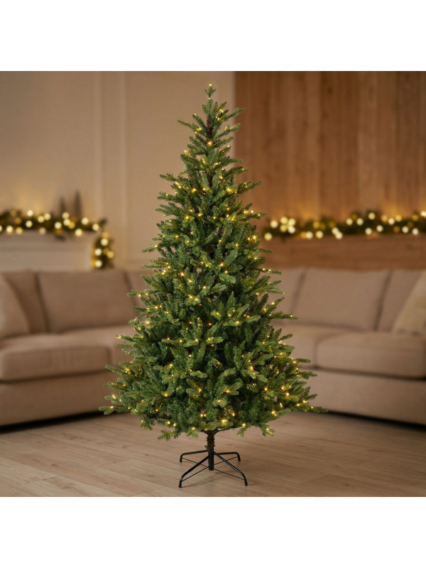 Sapin de Noël artificiel Allison 210 cm avec 430 LED – Everlands