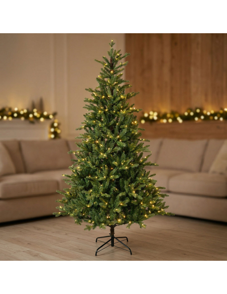 Sapin de Noël artificiel Allison 210 cm avec 430 LED – Everlands