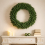 Couronne de Noël artificielle Everest 80 cm vert – intérieur / extérieur