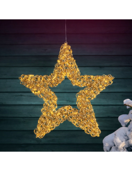 Étoile Lumineuse LED Extérieur 58 cm : Illuminez Votre Noël avec Élégance
