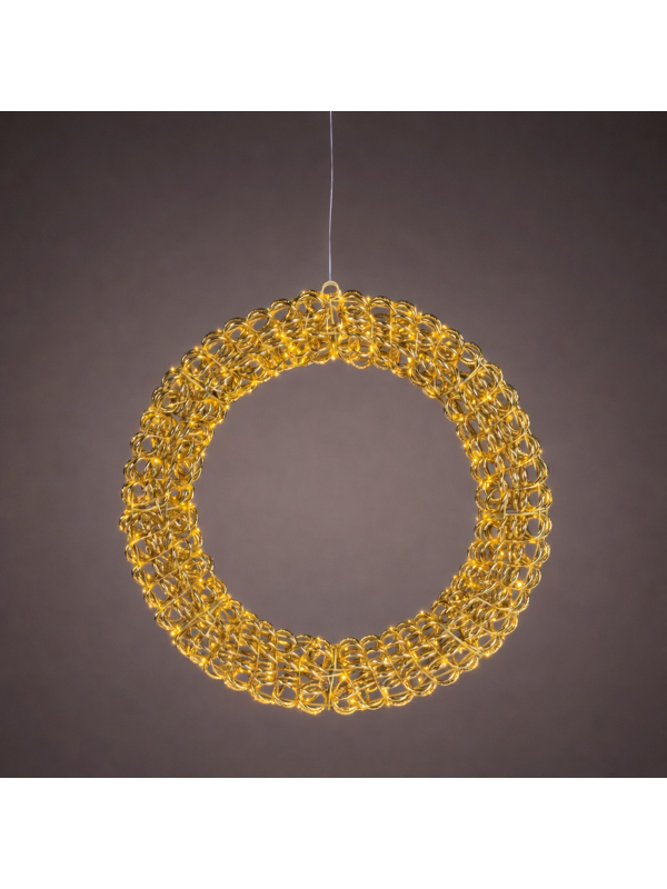 Couronne Lumineuse Noël Extérieur 58 cm : L’Accueil Parfait pour Vos Fêtes